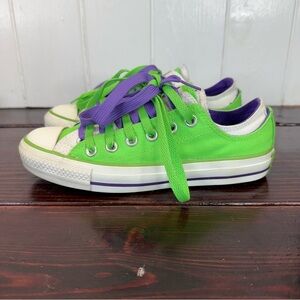 Converse Chuck Taylor All Star Low – Limited Edition Green & Purple - Women’s 7